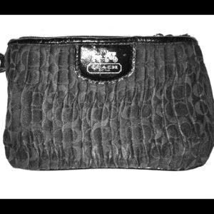 Coach Black wristlet